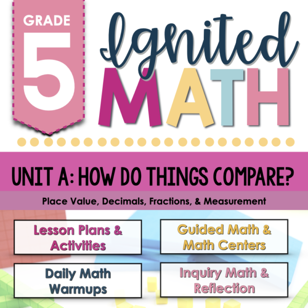 Ignited Math Grade 5 Unit A - Madly Learning